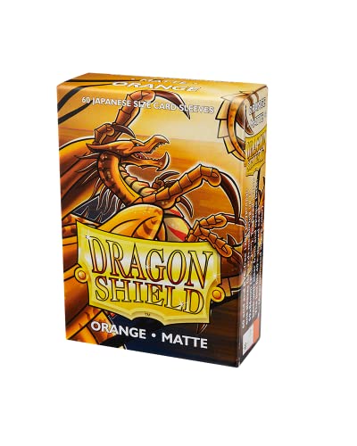 Arcane Tinmen ApS ART11113 Dragon Shield Japanese Card Game, Matte Orange (60 cards) [englische Version] von Arcane Tinmen