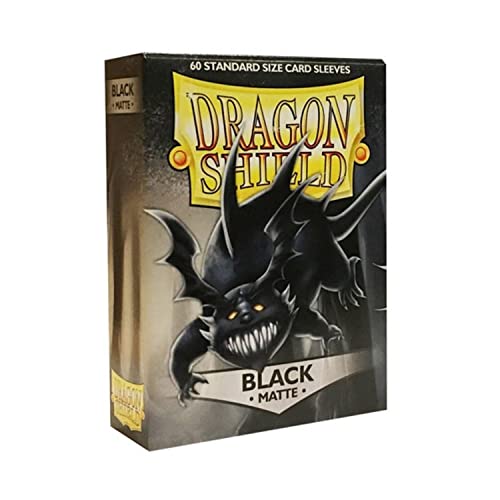 Arcane Tinmen ApS ART11202 Sleeves Black (60)' Dragon Shield Matte Schwarz Card Game, One Size von Arcane Tinmen