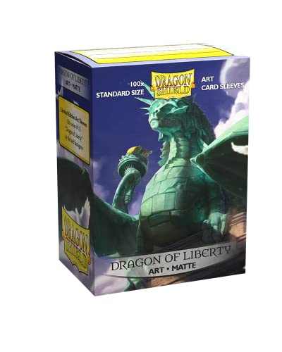 Arcane Tinmen 12052 - Dragon Shield: Sleeves Matte Classic – Dragon of Liberty (100) von Dragon Shield