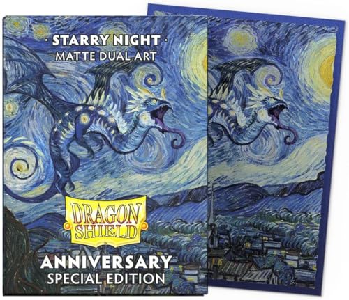 Arcane Tinmen ApS ART12116 Dragon Shield: Dual Art – Starry Night (100) von Dragon Shield