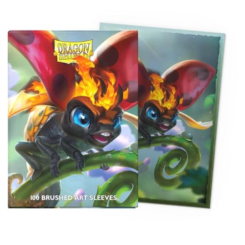 Arcane Tinmen ApS ART12124 Sleeves Limited Edition Spirit Animals Dragon Shield: Brushed Art – The Burnbug (100) von Arcane Tinmen