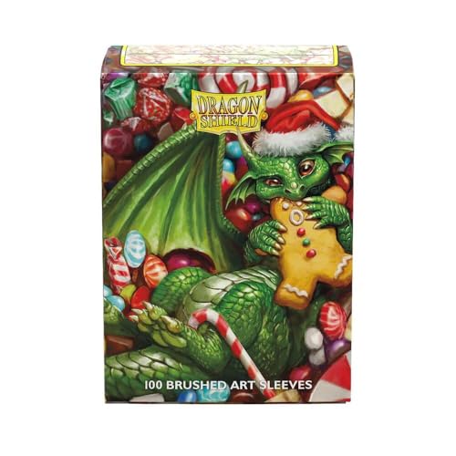 Arcane Tinmen ApS ART12125 Dragon Shield: Brushed Art – Christmas 2024 (100) von Arcane Tinmen