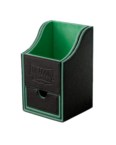 Arcane Tinmen 40202 - Dragon Shield: Nest Box + Dice Tray – Black/Green von Arcane Tinmen