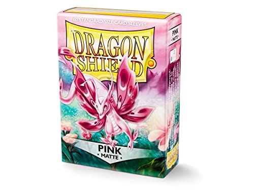 Arcane Tinmen ApS AT-11212 Sleeves: Dragon Shield Matte Pink (60) Nein Card Game, standard size von Arcane Tinmen