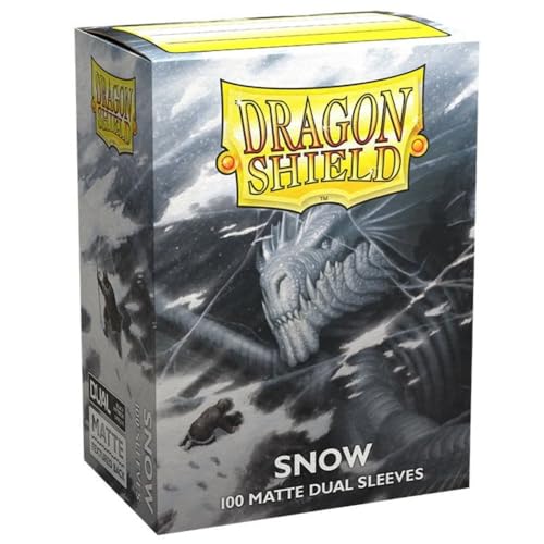 Arcane Tinmen Dragon Shield - 60 Japanese Size Dual Matte Sleeves, Farbe:Snow Nirin von Arcane Tinmen