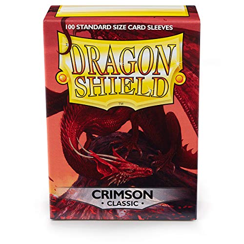 Dragon Shield - Classic Standard Size Sleeves 100Pk - Crimson, ART10021 von Arcane Tinmen