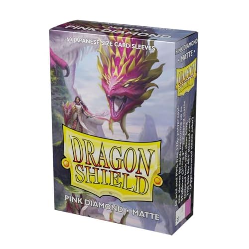 Arcane Tinmen Dragon Shield: Japanese Matte – Pink Diamond(60) von Dragon Shield