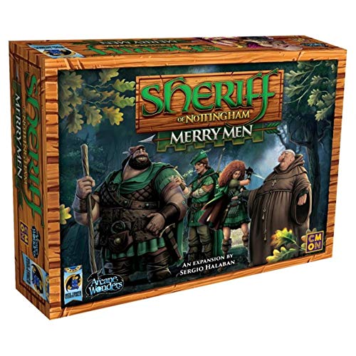 Arcane Wonders AWGDTE01SNX1 Sheriff of Nottingham Merry Men Erweiterungsspiel, Mehrfarbig von Arcane Wonders