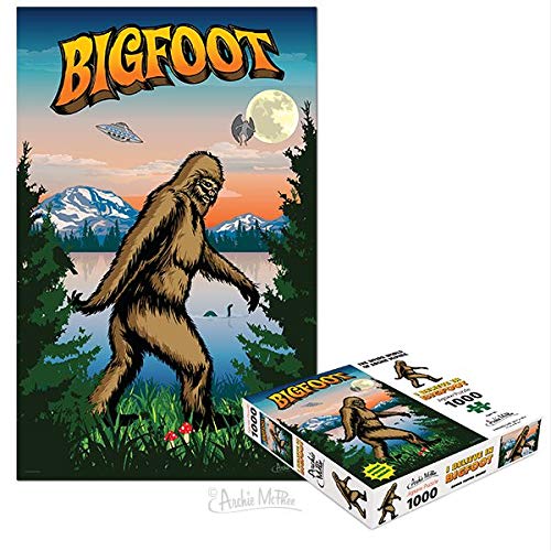 Bigfoot Puzzle mit 1000 Teilen. von Archie McPhee