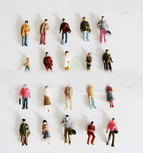 100 x Modell Figuren für Modellbau 1:75, Modelleisenbahn Spur 00, einfach bemalt 100 x Modell Figuren für Modellbau 1:75, Modelleisenbahn Spur 00, einfach bemalt von Archifreunde