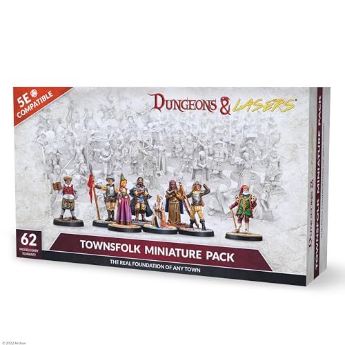 Archon Studio Dungeons & Lasers - Townsfolk Minature Pack - EN Archon Studio Dungeons & Lasers - Townsfolk Minature Pack - EN von Archon Studio