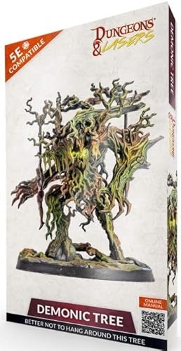 Archon Studio Dungeons & Lasers: Demonic Tree - 1 Miniature with Scenic Base - DND Figurine for Tabletop RPG Games 5E Compatible - Large Scale Unpainted and Unassembled - Ages 14+ von Archon Studio