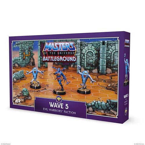 Masters of The Universe Battleground RPG Erweiterungsset Wave 5 Evil Warriors Faction – Enthält 3 Charakter-Minis Webstor und 2 Schweberroboter, Regelbuch und mehr – für Kinder ab 14 Jahren von Archon Studio