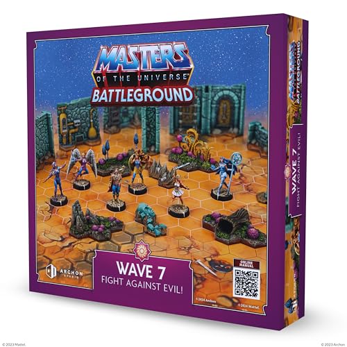 Masters of The Universe Battleground Wave 7 The Great Rebellion - Großes 55-teiliges Erweiterungsset enthält 6 Charakter-Minis, Geländeteile, Regelbuch und mehr - für Kinder ab 14 Jahren von Archon Studio