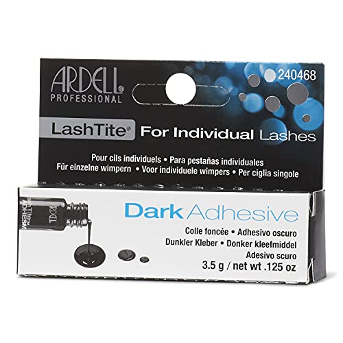 ARDELL LashTite Wimpernkleber schwarz - permanenter Wimpernkleber dunkel für Einzelwimpern, dauerhafte Haftbarkeit zur Wimpernverlängerung mit Extensions, Adhesive for Individuals Fake Lashes, 3,5g von Ardell