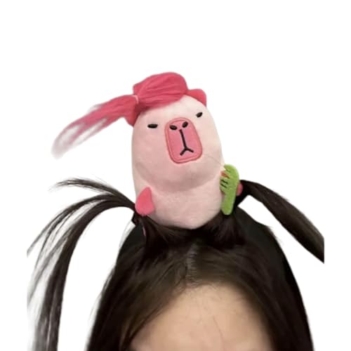 Arecobticy Haarspangen, niedliches Capybara-Haarband, Cartoon-Tier-Haarband, Haarreif für Kinder und Cosplay, stilvoller Kopfschmuck für Kinder und Mädchen von Arecobticy