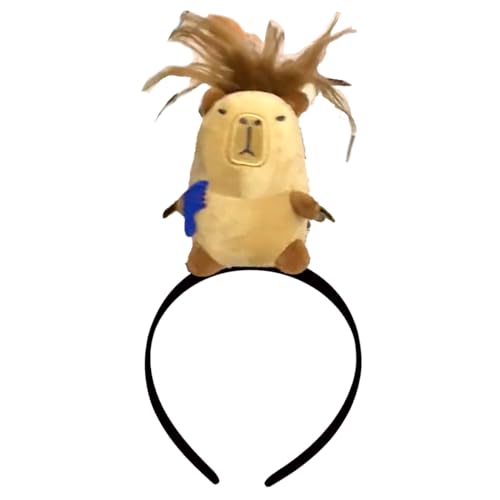 Arecobticy Haarspangen, niedliches Capybara-Haarband, Cartoon-Tier-Haarband, Haarreif für Kinder und Cosplay, stilvoller Kopfschmuck für Kinder und Mädchen von Arecobticy