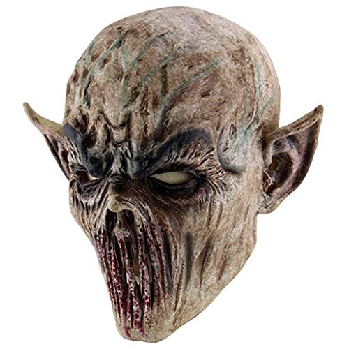 Arecobticy Yapailang Maske, gruselige Halloween-Maske, Terror-Teufelsmaske, Cosplay, Requisiten, blutige Masken von Arecobticy