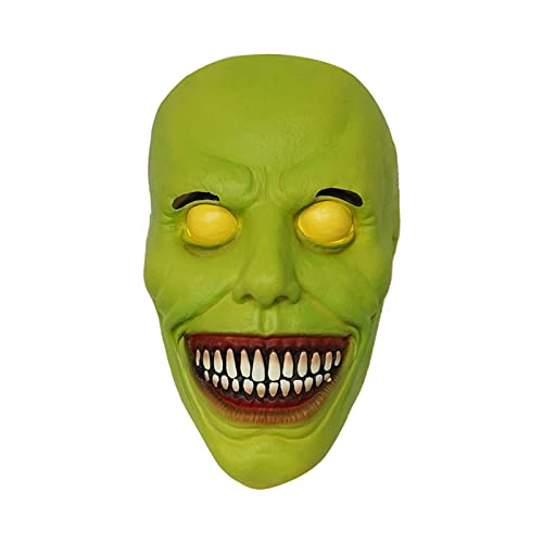 Arecobticy Yapailang Maskerade-Maske, Halloween-Horror-Maske, halbes Gesicht, gruselig, für Erwachsene, männlich, weiblich, Kostüm, Cosplay von Arecobticy