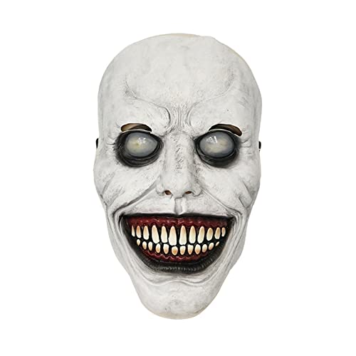 Arecobticy Yapailang Maskerade-Maske, Halloween-Horror-Maske, halbes Gesicht, gruselig, für Erwachsene, männlich, weiblich, Kostüm, Cosplay von Arecobticy