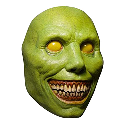 Arecobticy Yapailang Maskerade-Maske, gruselige Halloween-Maske, Terror-Maske, lächelnde Maske für Halloween-Party-Kostüm von Arecobticy