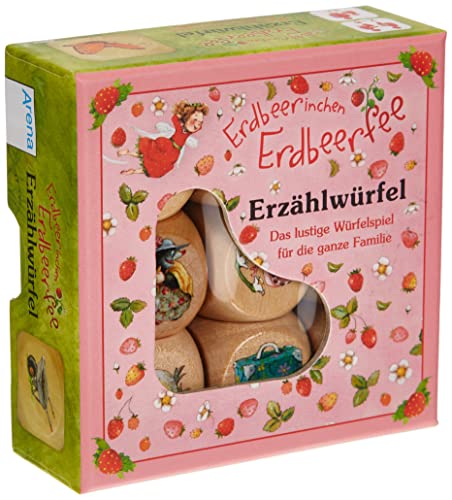 Erdbeerinchen Erdbeerfee. Erzählwürfel-Spiel: 9 Holzwürfel mit Spielanleitung von Arena Verlag