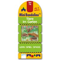 ARENA 3-401-70862-7 Mini-Bandolino Set 76, Tiere im Garten von Arena