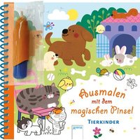 ARENA 3-401-71622-0 Ausmalen mit dem magischen Pinsel. Tierkinder von Arena