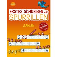 Erstes Schreiben mit Spurrillen. Zahlen von Arena