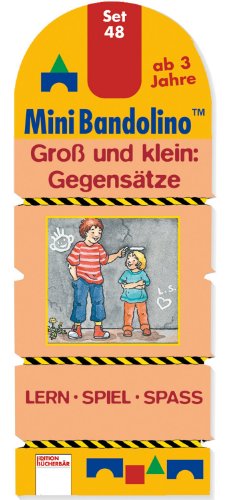 Mini-Bandolino Set 48. Groß und klein - Gegensätze. Lern - Spiel - Spass. von Arena