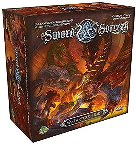 Ares Games, Sword & Sorcery – Vastaryous Hort, Kampagnen-Erweiterung, Expertenspiel, Dungeon Crawler, 1-5 Spieler, Ab 13+ Jahren, 30+ Minuten, Deutsch, 2. Erweiterung von Asmodee