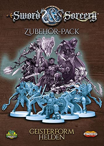 Ares Games, Sword & Sorcery – Geisterform Helden, Zubehör-Erweiterung, Expertenspiel, Dungeon Crawler, 1-5 Spieler, Ab 13+ Jahren, 60 Minuten, Deutsch, Mehrfarbig, Bunt von Asmodee