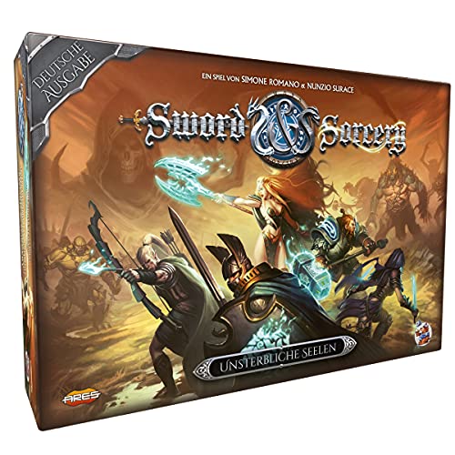 Ares Games, Sword & Sorcery, Grundspiel, Expertenspiel, Dungeon Crawler, 1-5 Spieler, Ab 13+ Jahren, 30+ Minuten, Deutsch von Asmodee