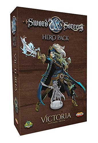 Ares Games, Sword & Sorcery – Victoria, Helden-Erweiterung, Expertenspiel, Dungeon Crawler, 1-5 Spieler, Ab 13+ Jahren, 30+ Minuten, Deutsch von Asmodee