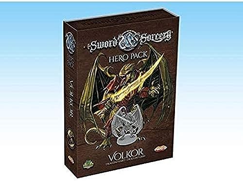 Ares Games, Sword & Sorcery – Volkor, Helden-Erweiterung, Expertenspiel, Dungeon Crawler, 1-5 Spieler, Ab 13+ Jahren, 30+ Minuten, Deutsch von Asmodee