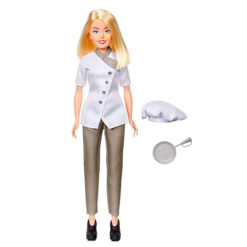 Dream Ella 578048EUC I AM Fashion Doll-Chef Ella MGA's I AM Modepuppe-Bäckerin-29 cm große Modepuppe mit Backform-Inklusive Kochjacke und Mütze, für Kinder ab 3 Jahren, Aria, 11.5 inches von MGA Entertainment