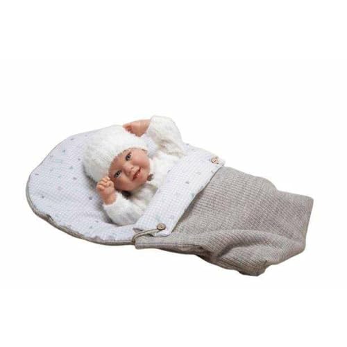 ARIAS -Reborn ARI98185 HENAR Realistisches Baby mit weißer Kleidung, inklusive Wiege, Schnuller, Schnuller, Windel, Familienbuch und Echtheitszertifikat, Spielzeug für Kinder ab 3 Jahren ARIAS -Reborn ARI98185 HENAR Realistisches Baby mit weißer Kleidung, inklusive Wiege, Schnuller, Schnuller, Windel, Familienbuch und Echtheitszertifikat, Spielzeug für Kinder ab 3 Jahren von Arias