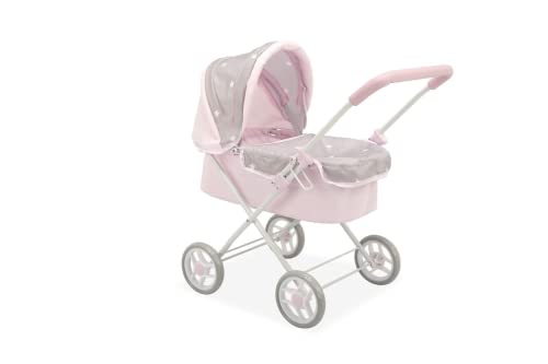 Arias - Auto mit Verdeck der Kollektion Emma, Faltbare und sehr leichte Babytrage, inkl. passender Tasche, Bedruckt mit weißen Sternen, Höhe Lenker 57 cm, Spielzeug für Kinder ab 3 Jahren (ARI40625) von Arias