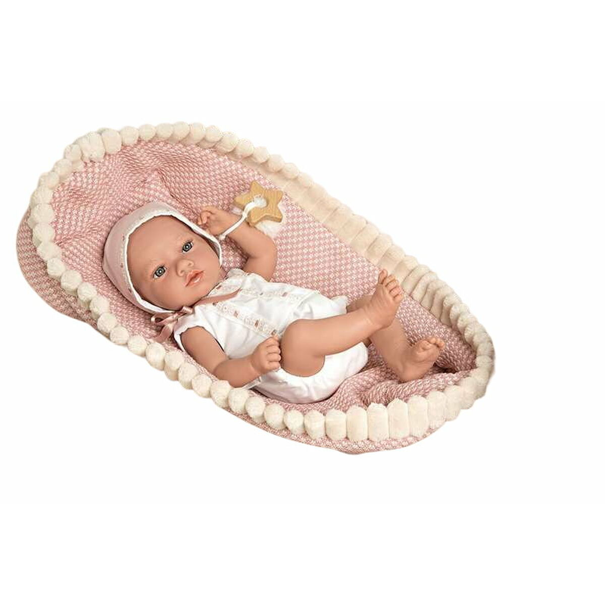 Puppe Arias Elegance Aria Rosa 38 cm Babytragetasche von Arias