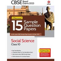 CBSE Board Exam 2023 I-Succeed 15 Sample Question Papers SOCIAL SCIENCE Class 10th von Arihant Publication India Limited