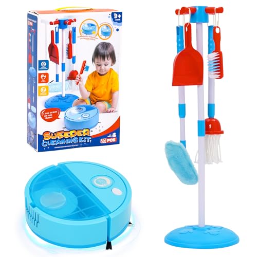 Kinder Besen Set, 18PCS Schaufel und Besen Set Kinderbesen Spielzeug Putzset Kinder ab 2 3 Jahre Kinder Besen Set, 18PCS Schaufel und Besen Set Kinderbesen Spielzeug Putzset Kinder ab 2 3 Jahre von Ark miido