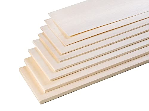 Arkai Balsaholzbrett, 500x100 mm, AAA-Qualität, unterschiedliche Stärken Edition 3 von Arkai