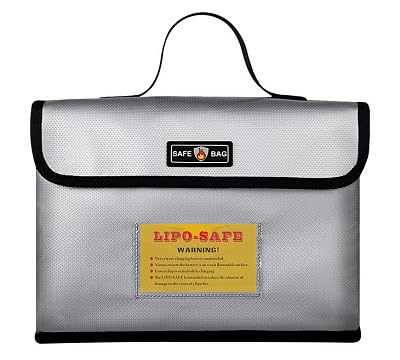 Lipo Guard/Safe, Box mit Trageschlaufe, 26x18x6,5cm, von Arkai