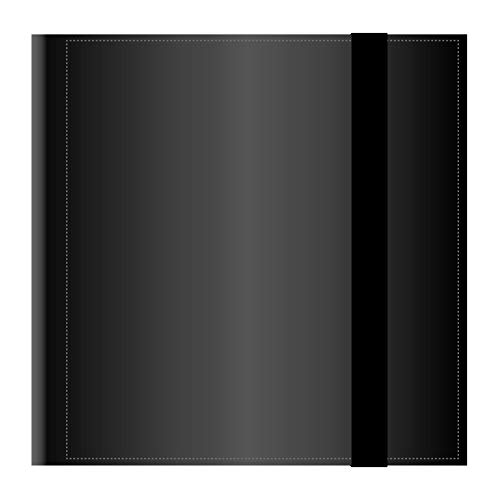 Arkero-G® 12-Pocket Pro Playset Binder Schwarz/Black - 480 Karten Album/Portfolio - Tauschalbum/Sammelalbum z.b. für Pokemon, MTG Magic, Yugioh von Arkero-G