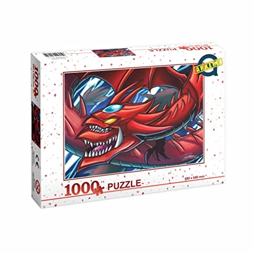 Arkero-G Puzzle Slifer der Himmelsdrache - 1000 Teile - für Kinder & Erwachsene 68x48cm - Exclusives Motiv von Arkero-G