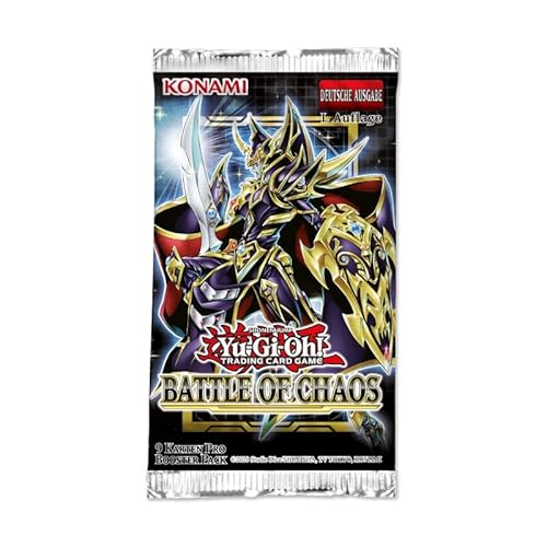 Yu-Gi-Oh! 1 Battle of Chaos Booster Sammelkarten | DEUTSCH | NEU und OVP | + 10 Arkero-G Soft Card Sleeves von Arkero-G