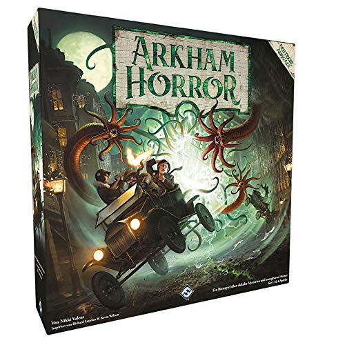 Fantasy Flight Games, Arkham Horror 3. Edition, Grundspiel, Expertenspiel, Strategiespiel, 1-6 Spieler, Ab 14+ Jahren, 120+ Minuten, Deutsch, Mehrfarbig, Bunt von Fantasy Flight Games