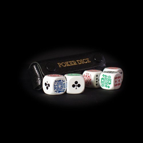 Deluxe Poker Dice/Liar Dice - Supplied in a Leather Case von ToyCentre