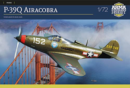 Assembly Model kit Made from Plastic P-39Q Airacobra (70055) in Scale 1/72 von Arma Hobby