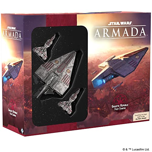 Fantasy Flight Games , Star Wars Armada: Galactic Republic: Galactic Republic Fleet Expansion Pack, Miniature Game, 2 Players, Ages 14+, 120 Minutes Playing Time von Atomic Mass Games